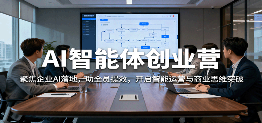 AI智能体创业营：聚焦企业AI落地，助全员提效，开启智能运营与商业思维突破-linxinghc