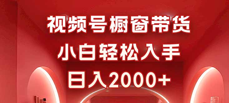 视频号橱窗带货，小白轻松入手，日入2000+-linxinghc