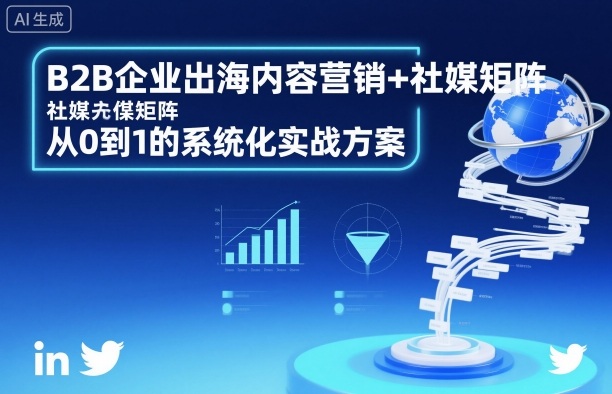 B2B企业出海内容营销+社媒矩阵，从0到1的系统化实战方案-linxinghc