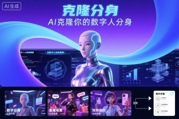 AI数字人认知实操课，克隆你的数字人分身-linxinghc